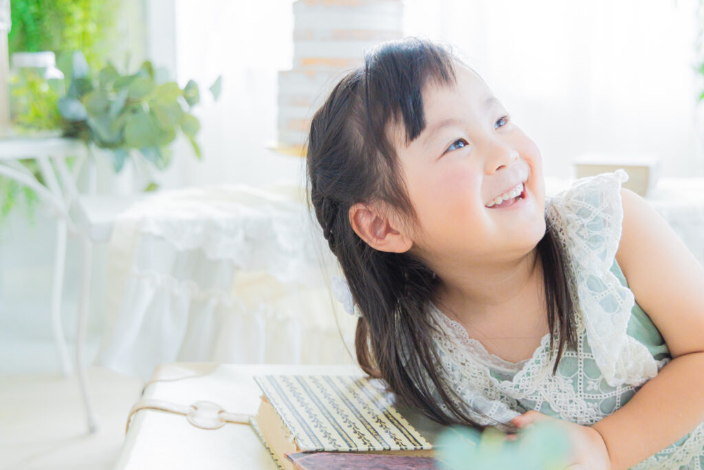 四歳の誕生日の写真