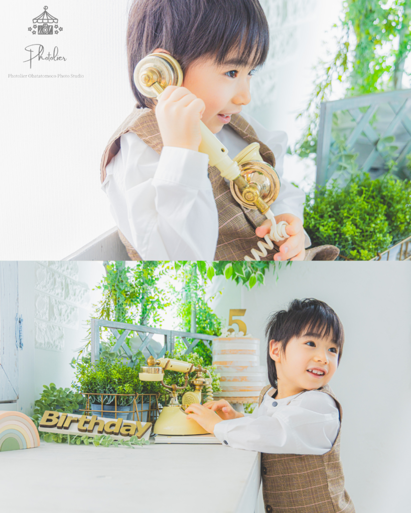 笑顔の誕生日写真フォトリエ小畑トモコ写真スタジオ仙台宮城