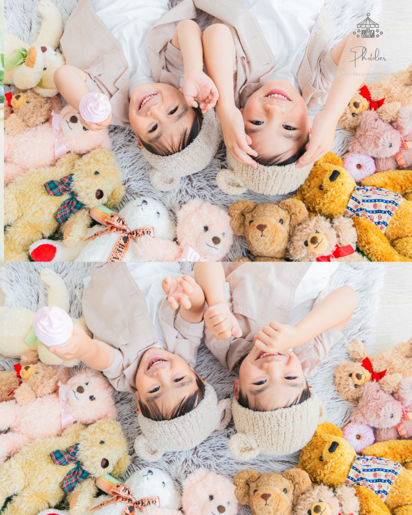 笑顔の誕生日写真フォトリエ小畑トモコ写真スタジオ仙台宮城