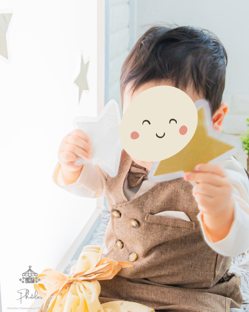 笑顔の誕生日写真フォトリエ小畑トモコ写真スタジオ仙台宮城
